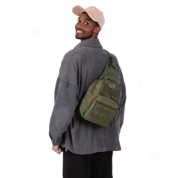 THURAM Tactical Sling Backpack – Outdoor EDC Shoulder Bag for Daily Use - Image 2