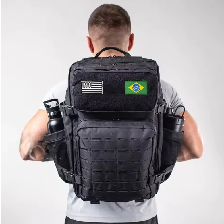25L/50L Tactical MOLLE Backpack – Outdoor Hiking Hunting Bag with 2 Bottle Holders - Image 2