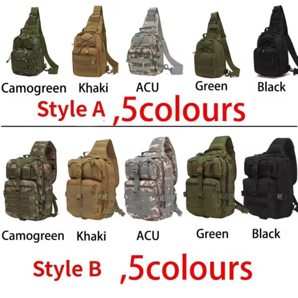 Tactical Sling Backpack – Waterproof EDC Assault Pack for Outdoor Hiking & Travel - Image 3