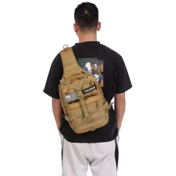 Tactical Sling Backpack – Waterproof EDC Assault Pack for Outdoor Hiking & Travel - Image 5